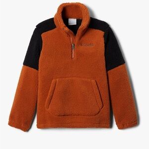 Columbia Kids' Fleece Jacket in Orange and Black